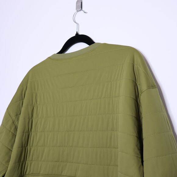 LULULEMON Dynamic Movement Crew Sweatshirt Bronze Green Pullover Women's 10 - Picture 15 of 16